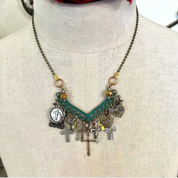 Cross necklace. Grace necklace. Faith jewelry. Kindness faith Cross jewelry. - Picture 10 of 11